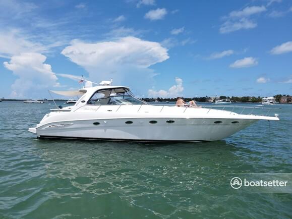 55' Huge SeaRay Motor Yacht- Best Boat in Miami 😍🧡