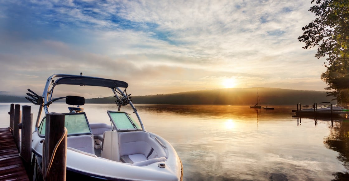 Lake boating