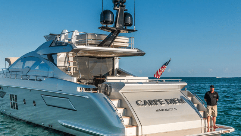 yacht charter for a week price