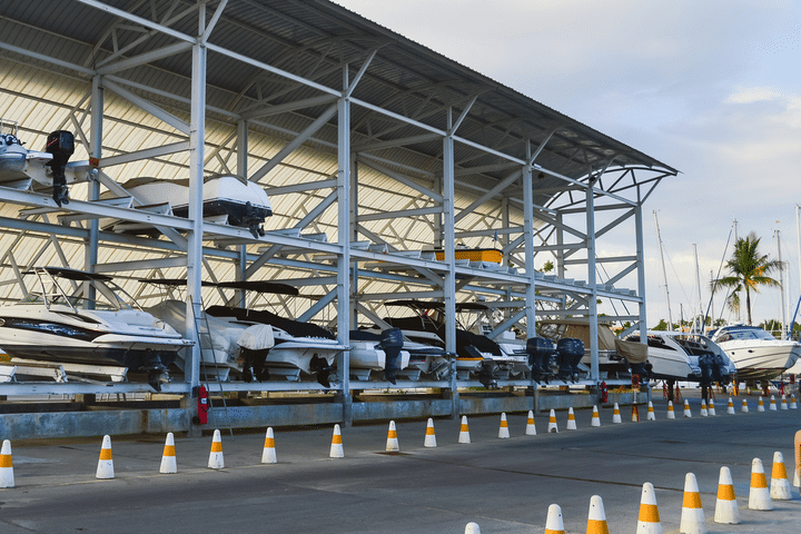 Dry boat storage