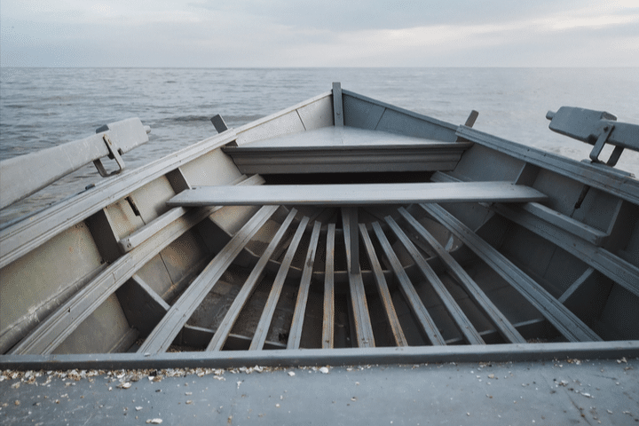 flat bottomed hull