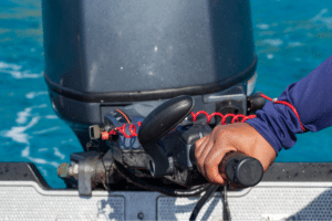 what is a boat tiller