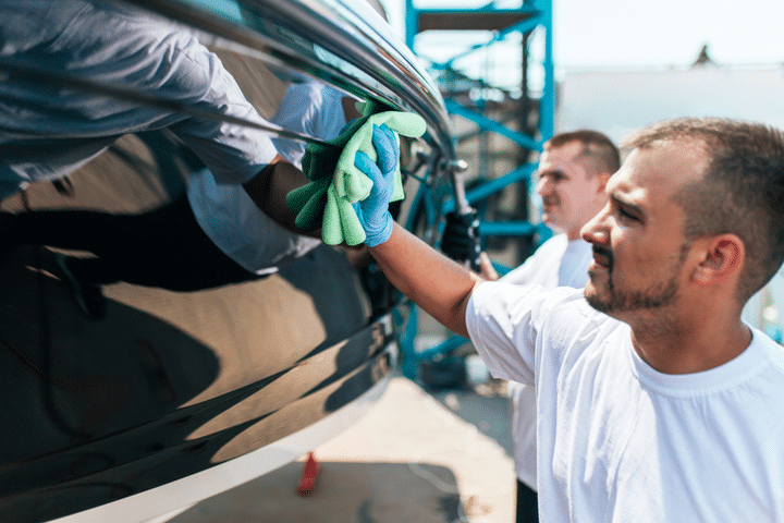 how to clean the outside of a boat