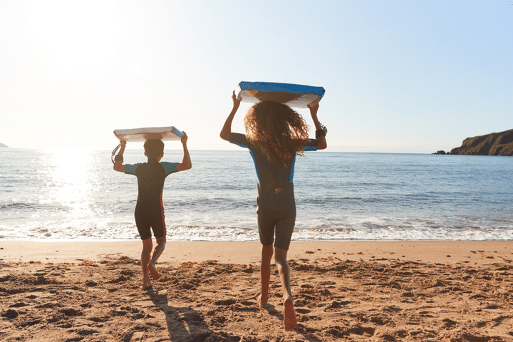 Boogie boarding san diego