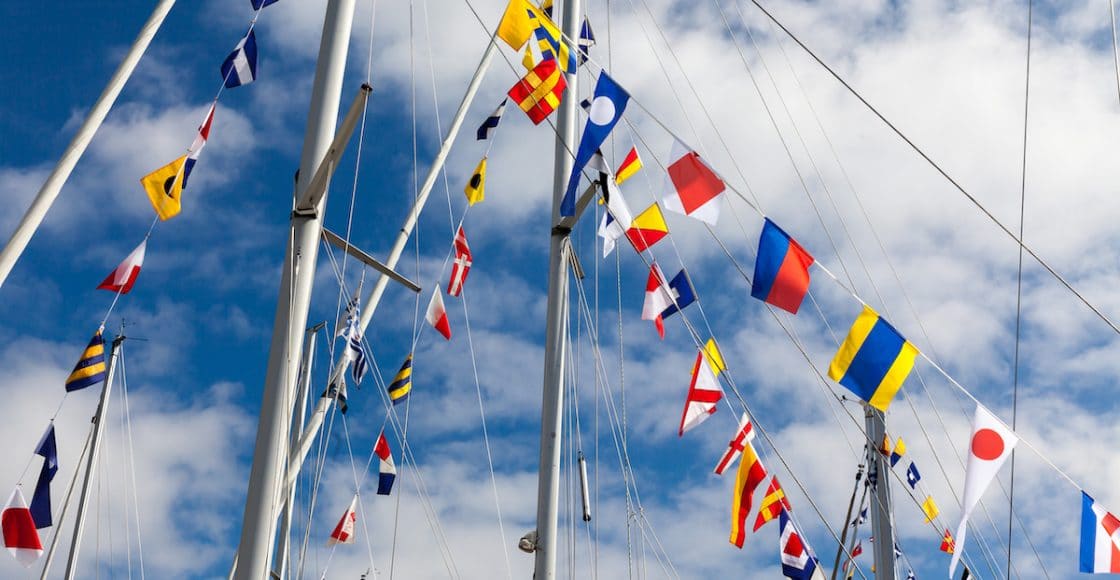 nautical flags and sailing flags