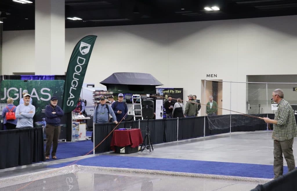 Casting instructor at the Denver Fly Fishing Show