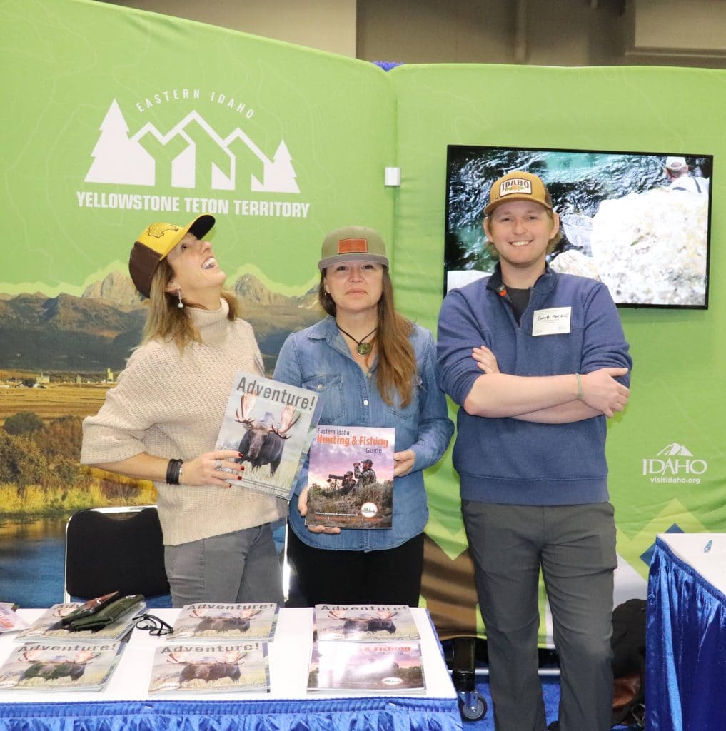 Eastern Idaho Yellowstone Teton Territory team at the Fly Fishing Show