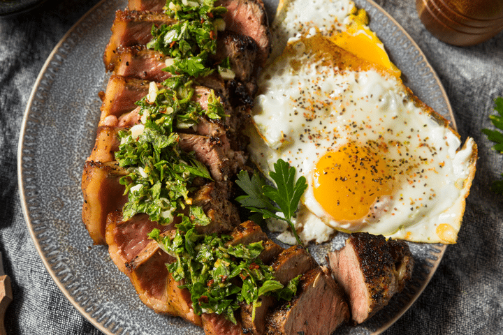 Gather Steak and Eggs