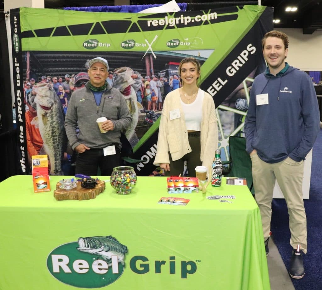 Reel Grip booth at The Fly Fishing Show