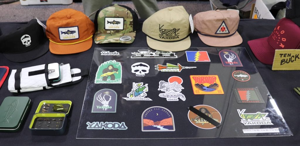 Yakoda Supply fly fishing hats, stickers, tins, subscription