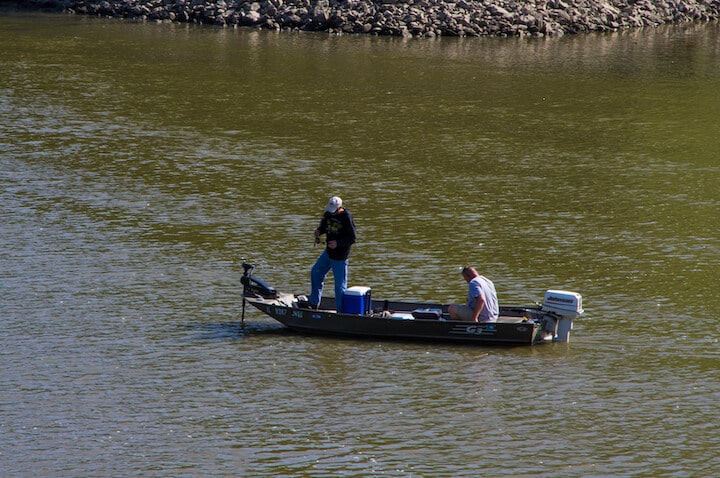 using a trolling motor with a food pedal