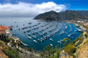 Boating to Catalina Island