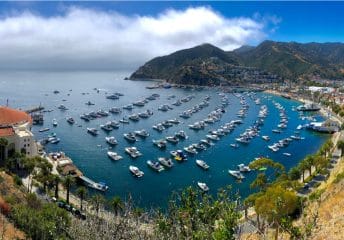 Boating to Catalina Island