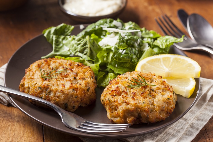 shrimp cakes Dockside Waterfront Grill