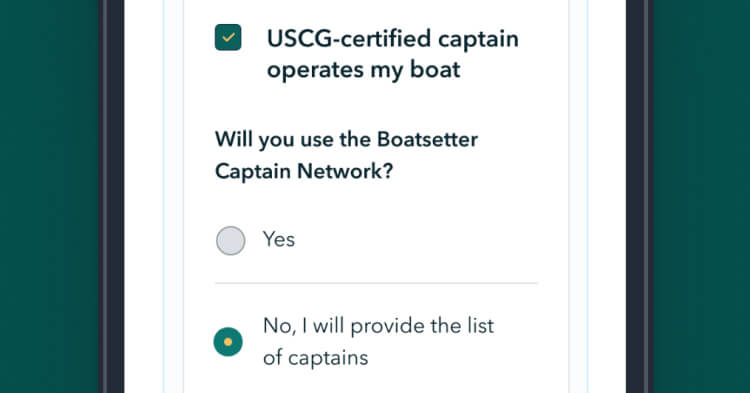 will you use the boatsetter captain network