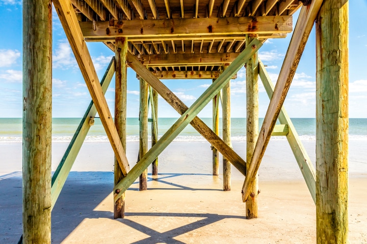 Edisto Beach near Charleston, South Carolina