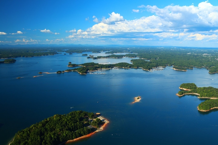 Lake Lanier near Atlanta, Georgia