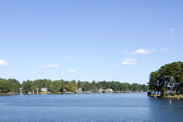 Lake Sinclair near Atlanta, Georgia