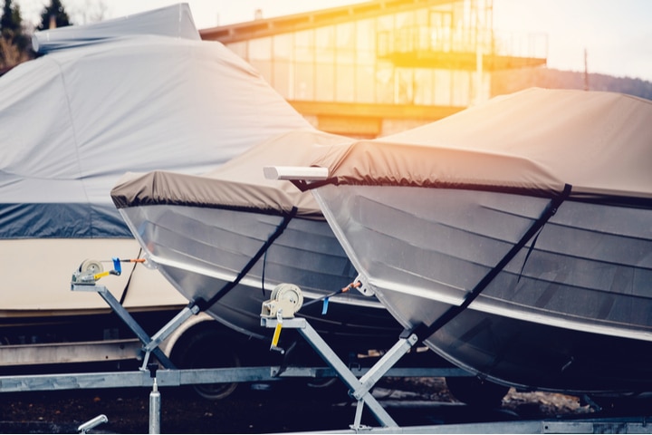 Boat storage.