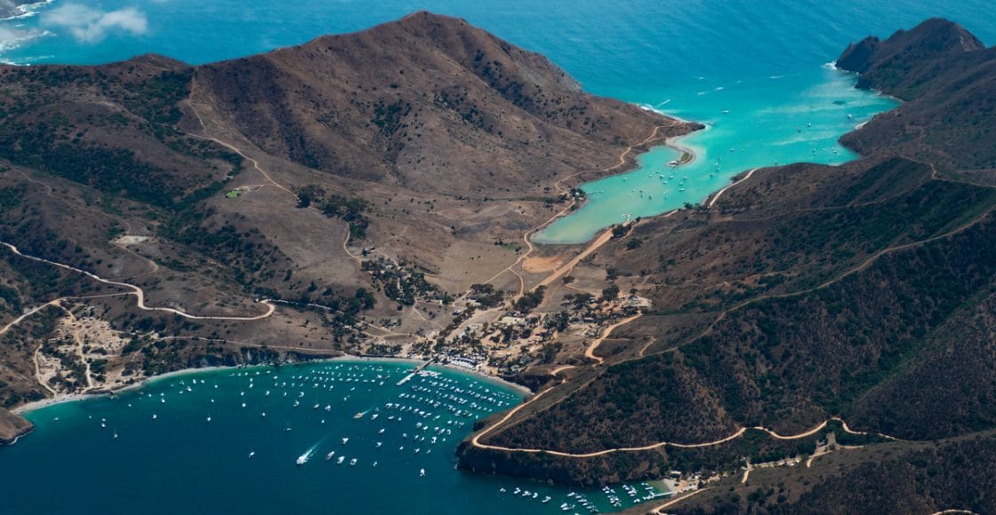 Fishing at Catalina Island.