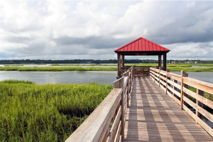 Fishing pier at Hilton Head.