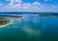 Lake Travis in Texas.