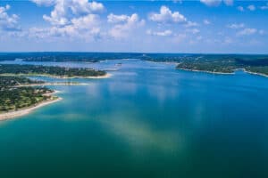 Lake Travis in Texas.