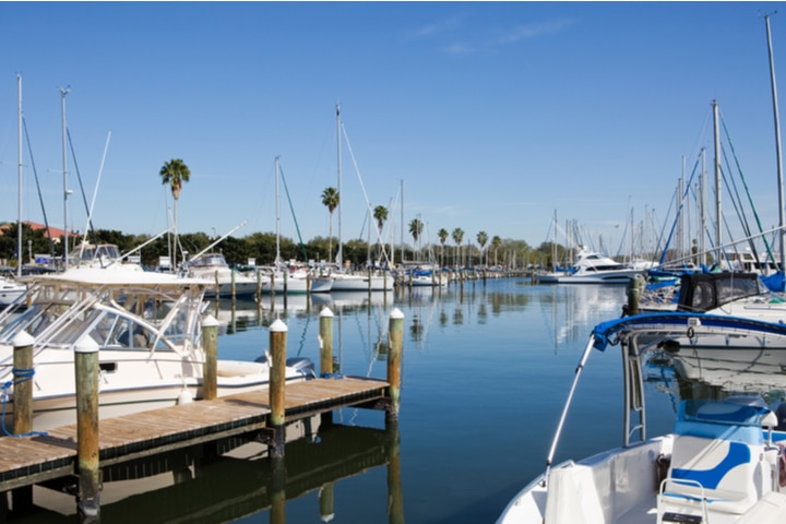 Marina in St. Petersburg, Florida