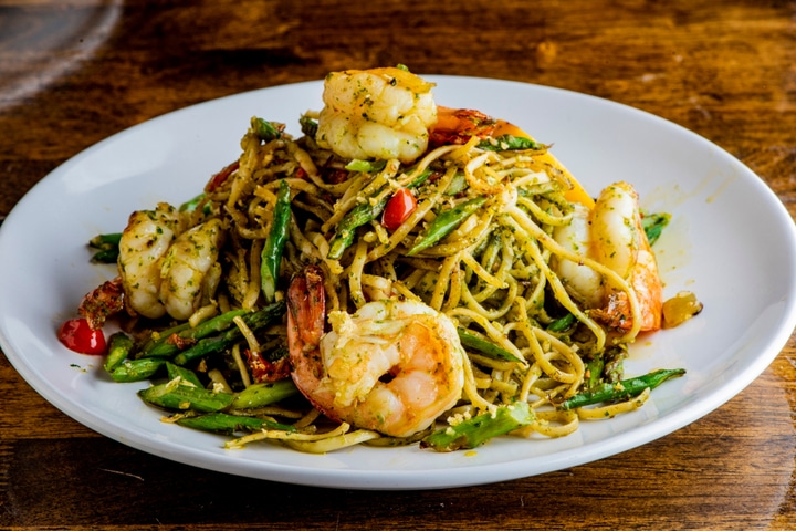 Shrimp Pesto Pasta Newport Beach