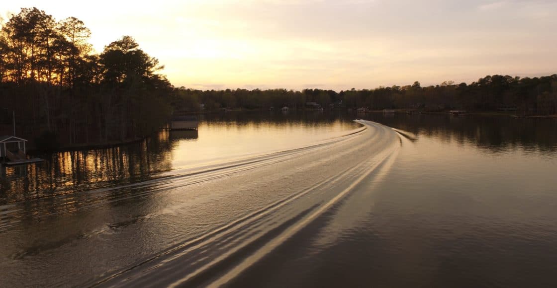 Lake Sinclair in Georgia.