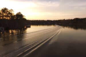 Lake Sinclair in Georgia.