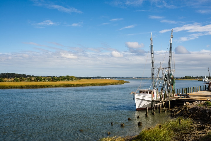 Wilmington River near Savannah, Georgia.