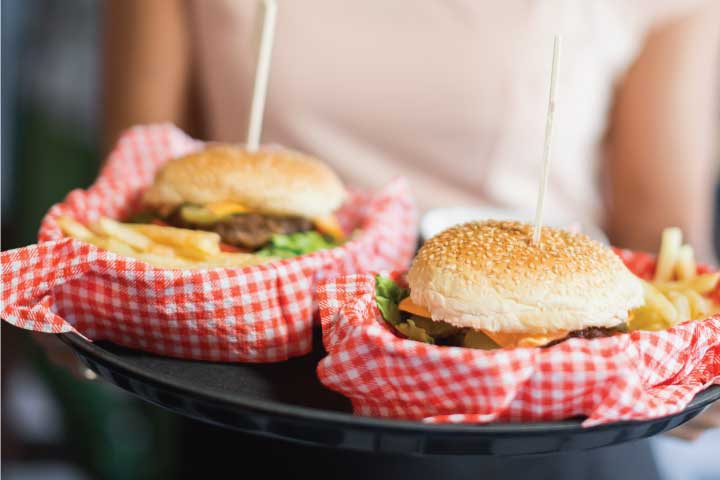 Burgers by the Bridge, Lake Havasu, Arizona.