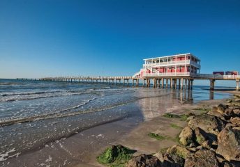 Fishing in Galveston, Texas.