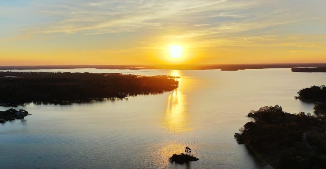 lake conroe swimming