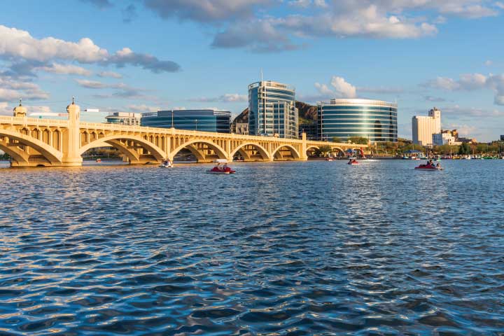 Tempe Town Lake, Arizona.