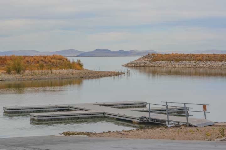Willard Bay Reservoir, Utah.