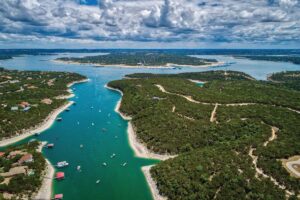 Boating in Austin, Texas.