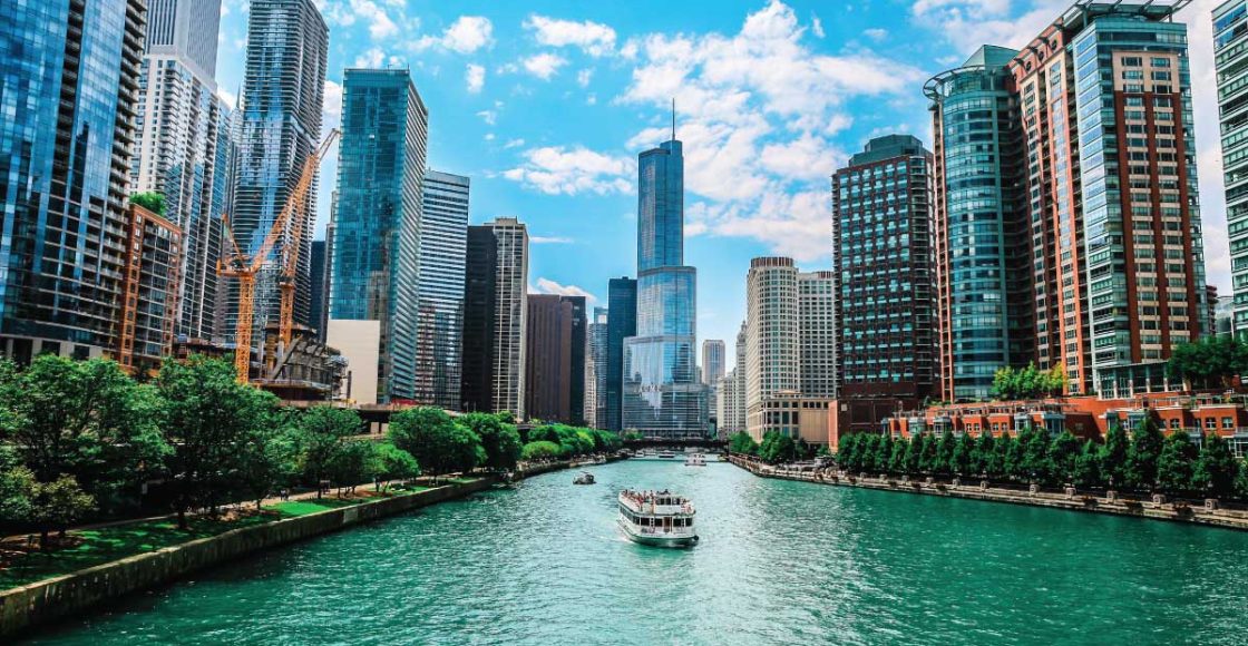 Chicago Restaurants on the River.