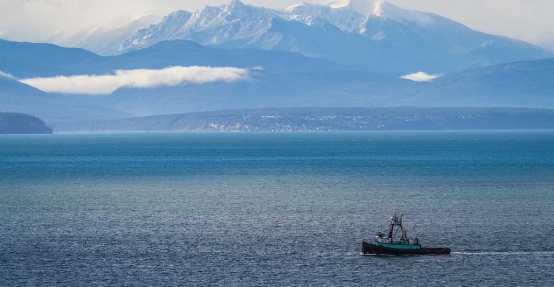 Fishing in Seattle.