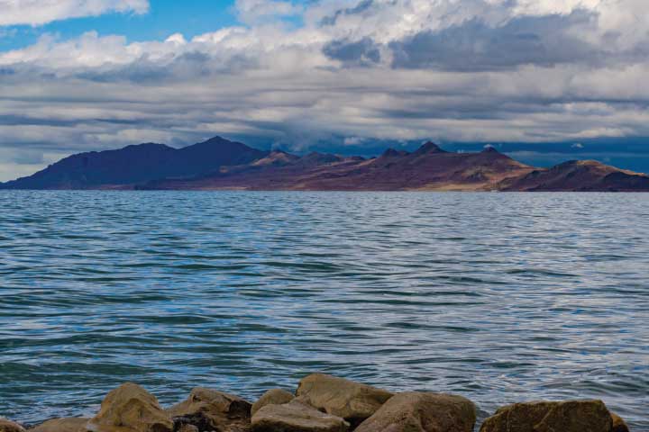 Great Salt Lake, Utah.