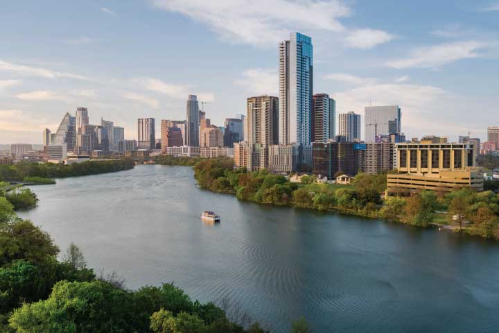 Lady Bird Lake, Austin, Texas.