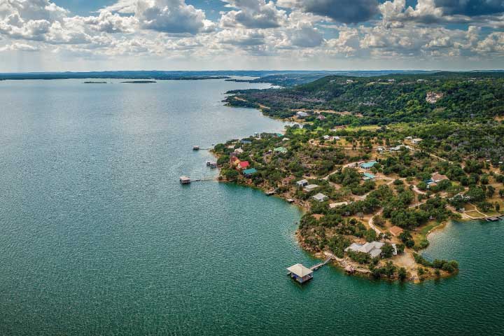 Lake Buchanan, Texas.