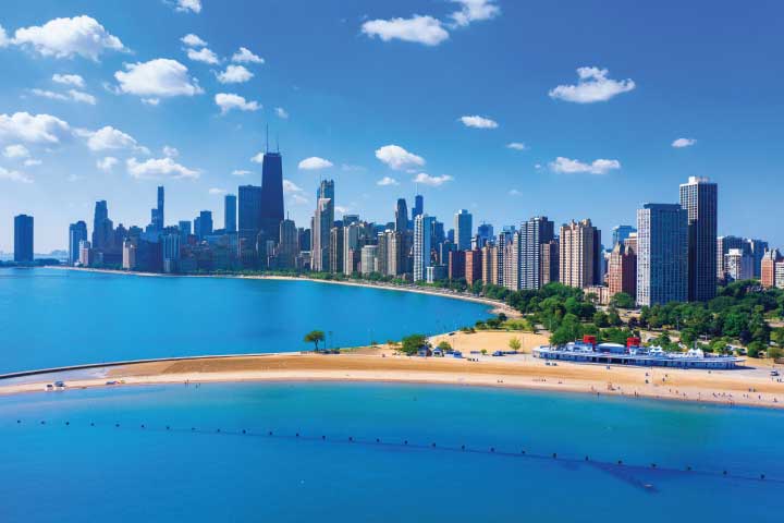 North Avenue Beach, Chicago.