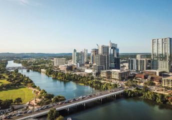 Restaurants on the Water in Austin, Texas.