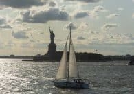 Sailing in New York.