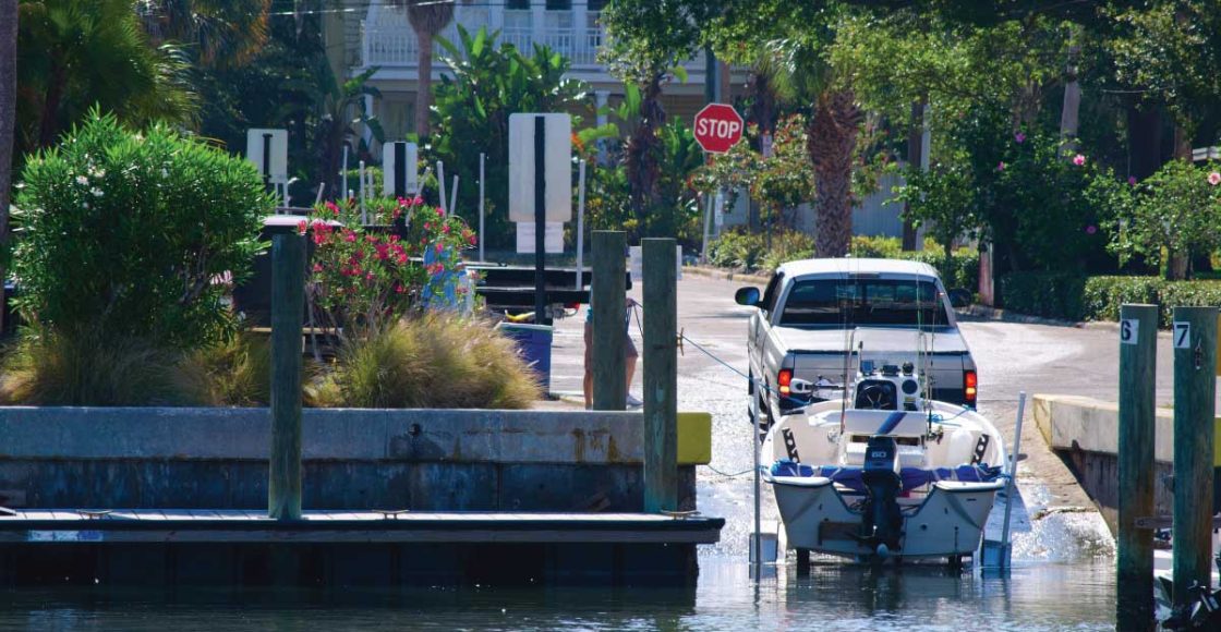 Backing a Boat Trailer.