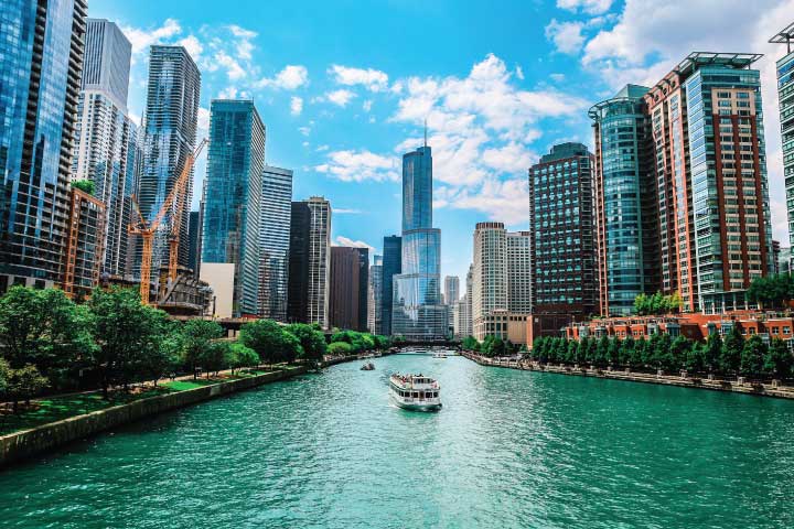 Chicago River Boating.