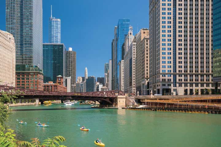 Chicago River Kayaking.