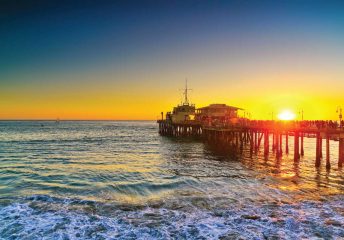 Fishing in Los Angeles.